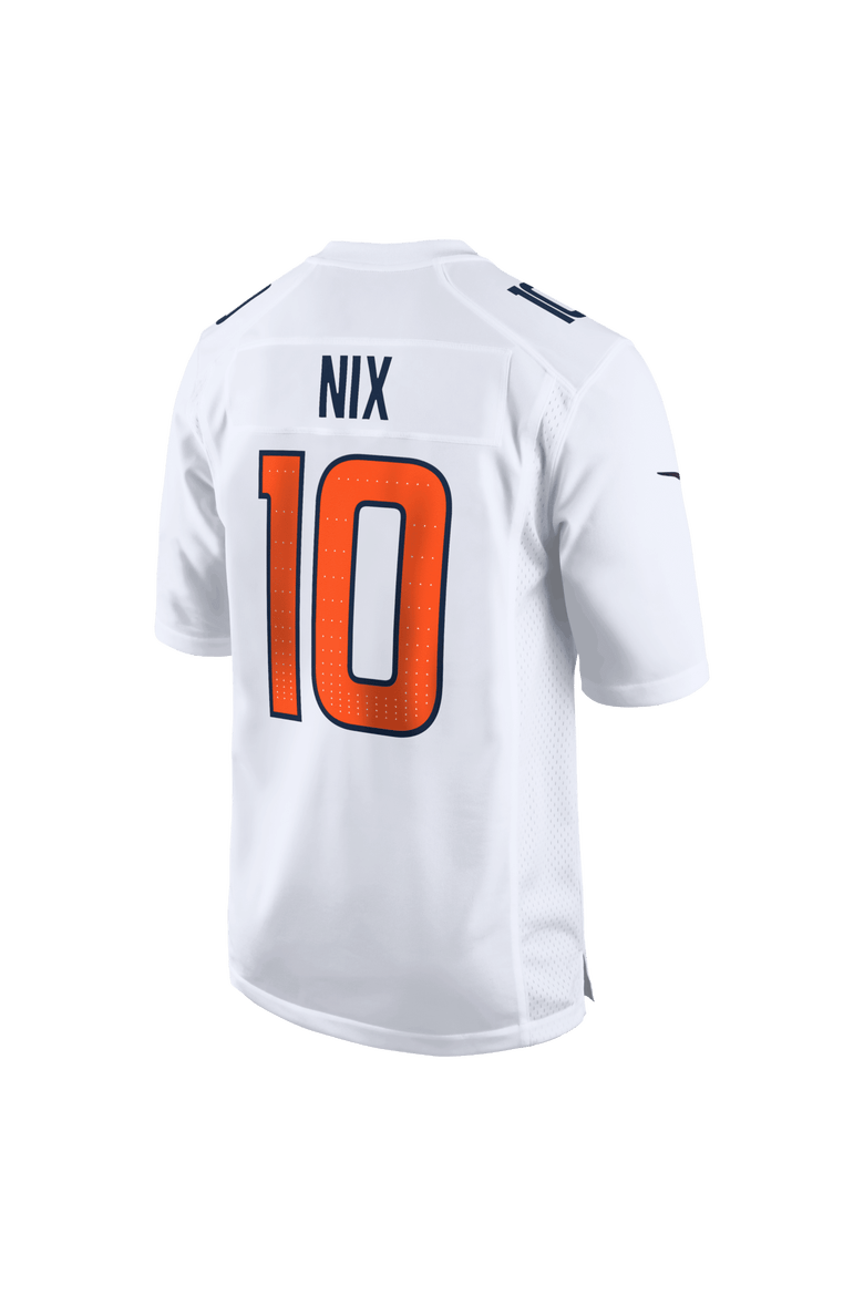 Men's Nike Bo Nix White Denver Broncos Tundra Fashion Game Jersey, Alternate, color, White