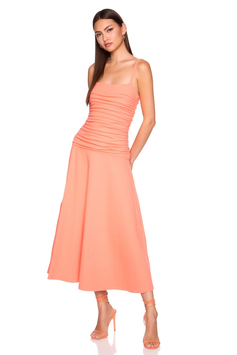 Ruched Sleeveless Maxi Dress, Alternate, color, EXTRA