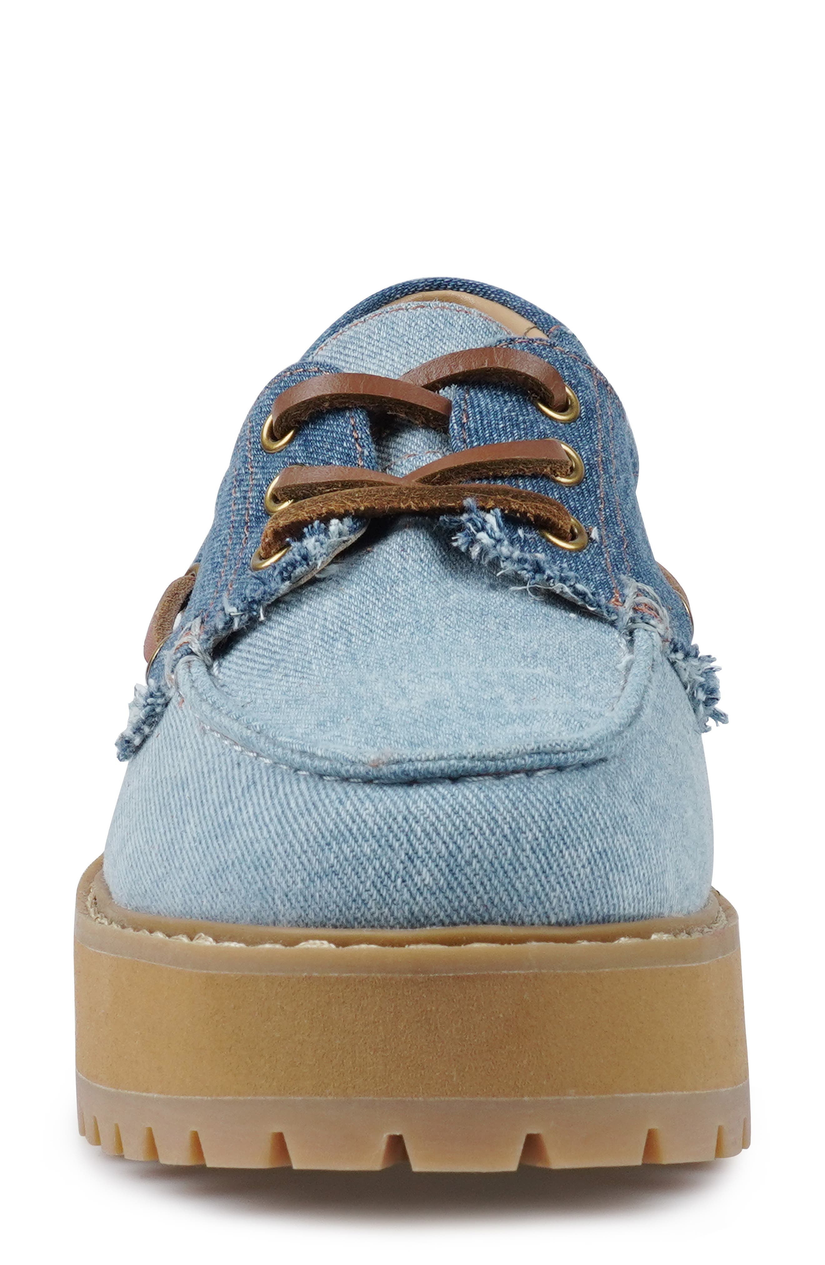 Biz Platform Loafer, Alternate, color, BLUE
