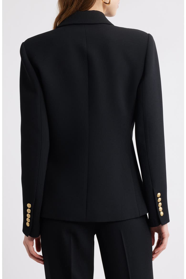 Jaxy Double Breasted Blazer, Alternate, color, BLACK