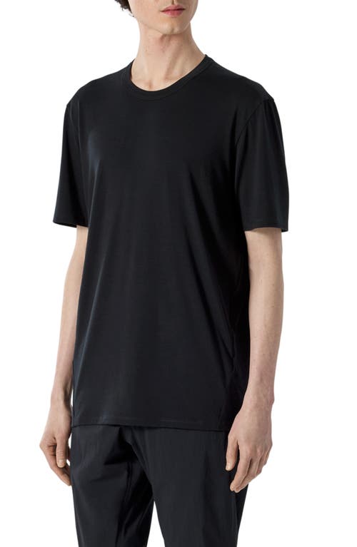 Veilance Frame Merino Wool Blend T-shirt In Black