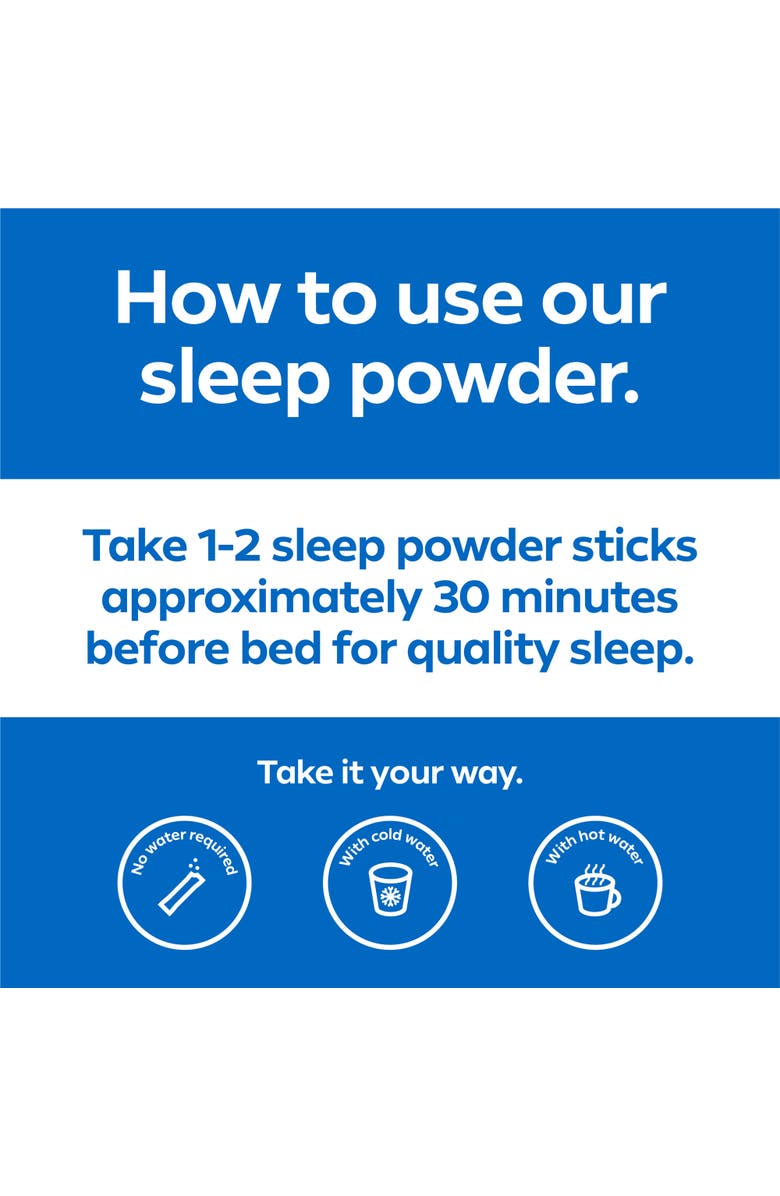 Dream Water Sleep Powder 60 Count Snoozeberry, Alternate, color, Multicolored