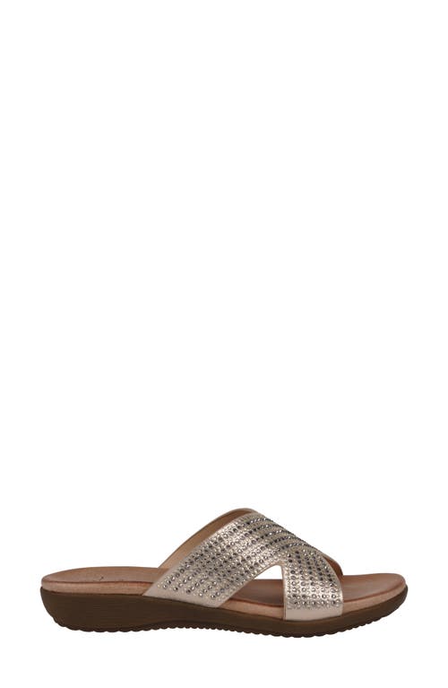 Gc Shoes Sharlene Comfort Slide Sandal In Gold