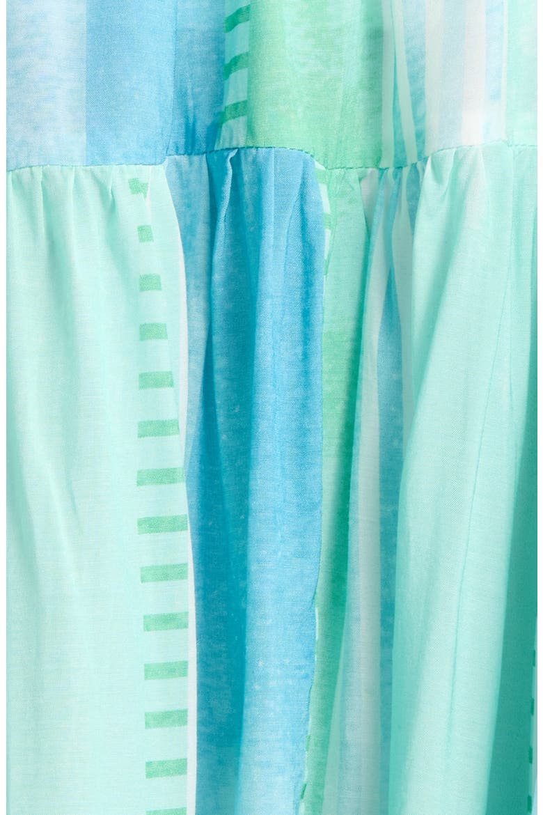 Tiered Trapeze Cover-Up Dress, Alternate, color, BLUE STOVIA