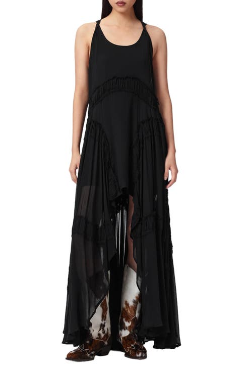 Dorina Ruffle High-Low Dress