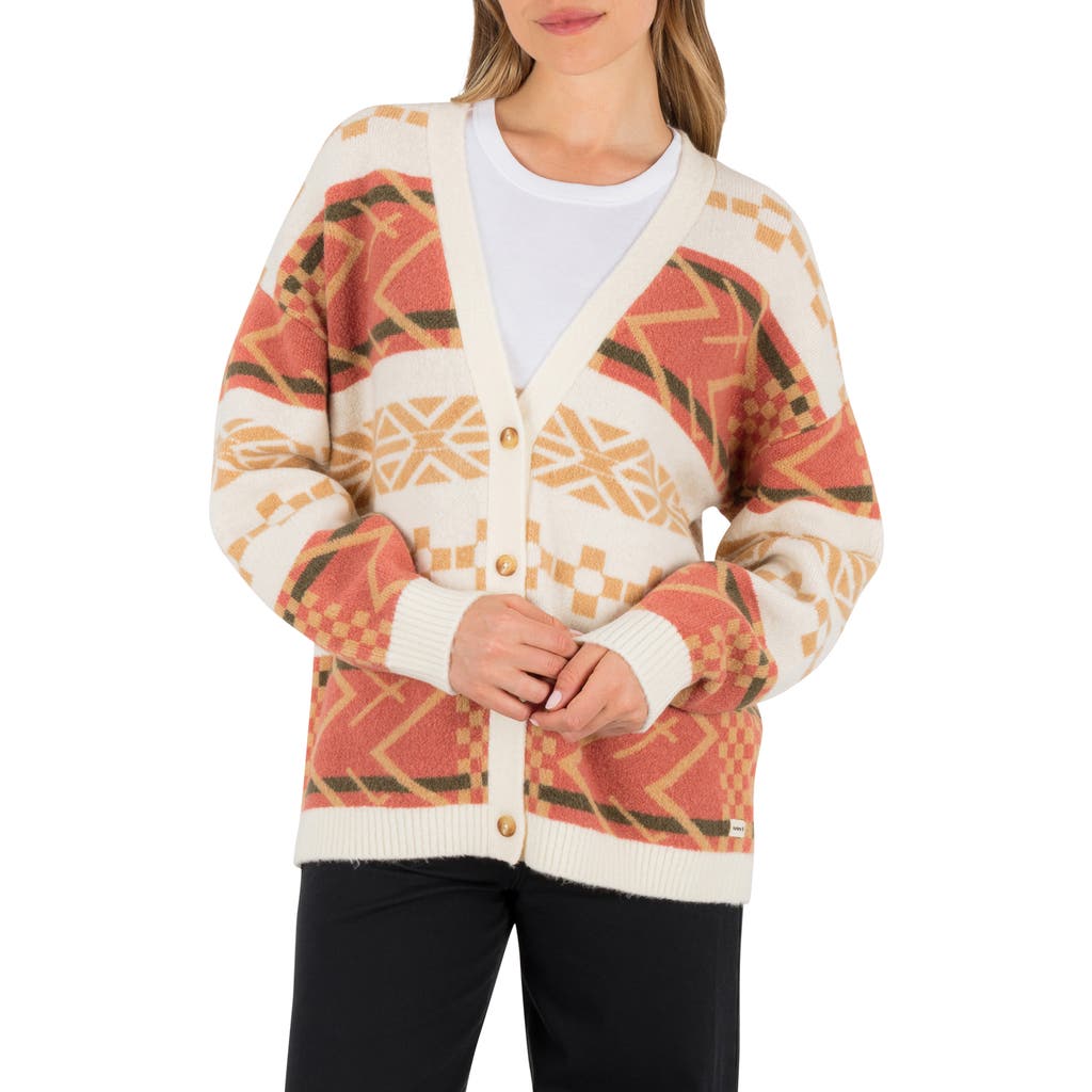 Hurley Jackson Cardigan In White