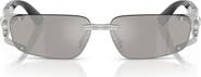Versace 59mm Rectangular Sunglasses