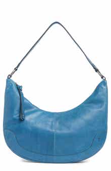 Melissa Crescent Leather Hobo