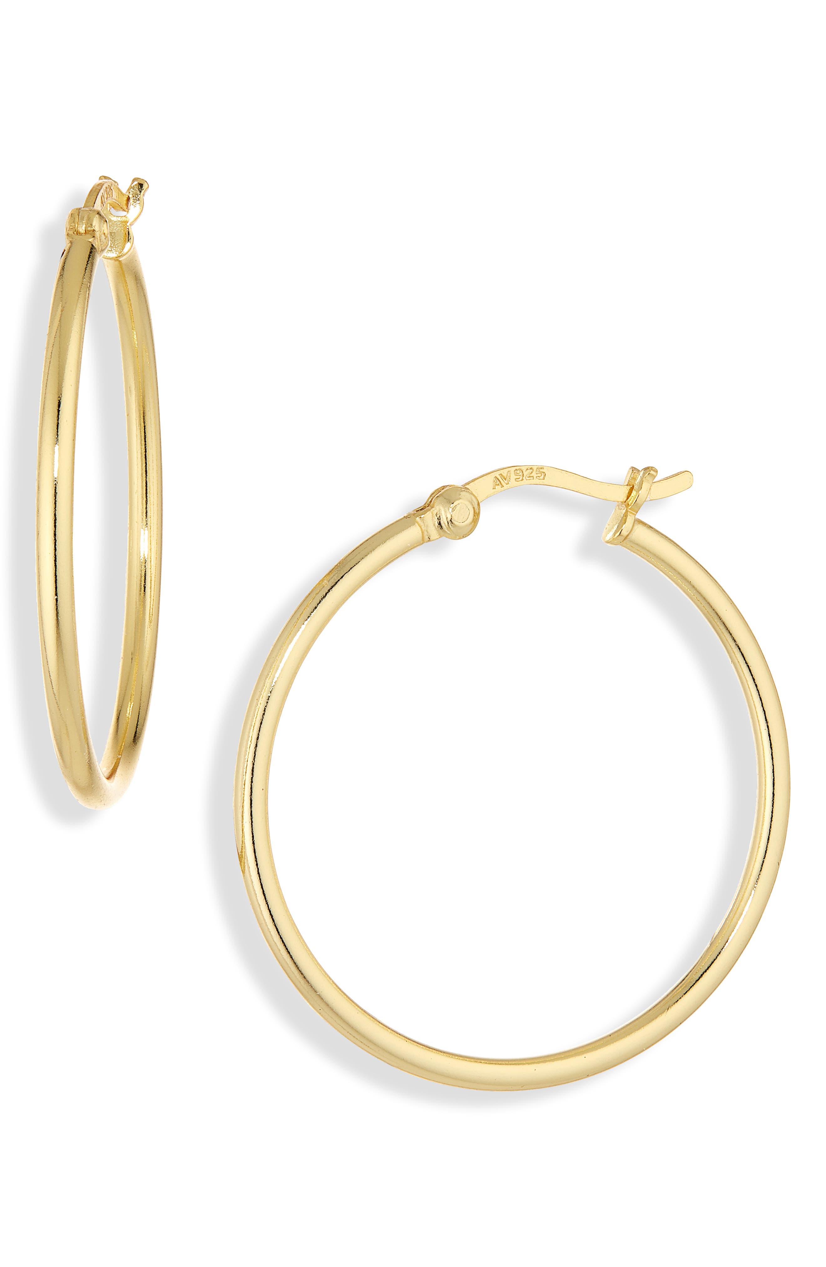 ARGENTO VIVO Classic Tube Hoop Earrings
