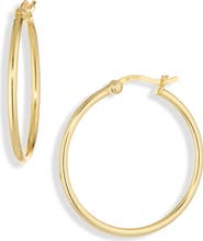 ARGENTO VIVO Classic Tube Hoop Earrings