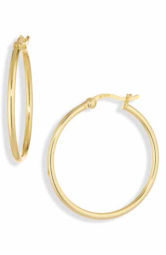 ARGENTO VIVO Classic Tube Hoop Earrings