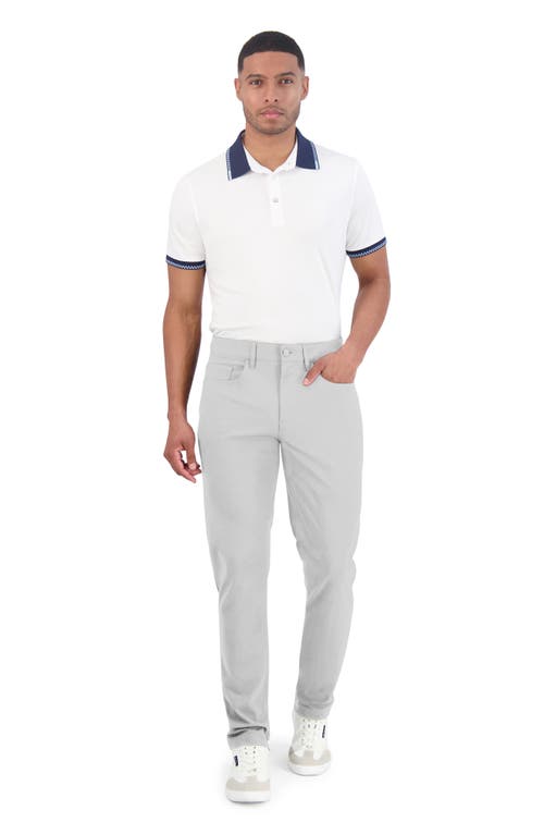 Ben Sherman Solid 4-way-stretch Tech Golf Pants In Light Grey
