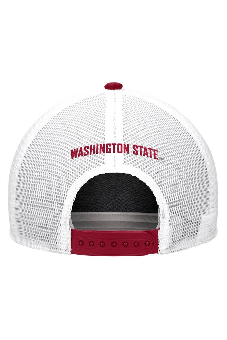 Men's Nike Crimson Washington State Cougars 2026 On-Field Rope Adjustable Trucker Hat, Alternate, color, Crimson