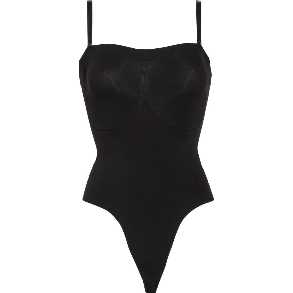 Body Beautiful 2-pack Thong Shaper Bodysuit In Gold