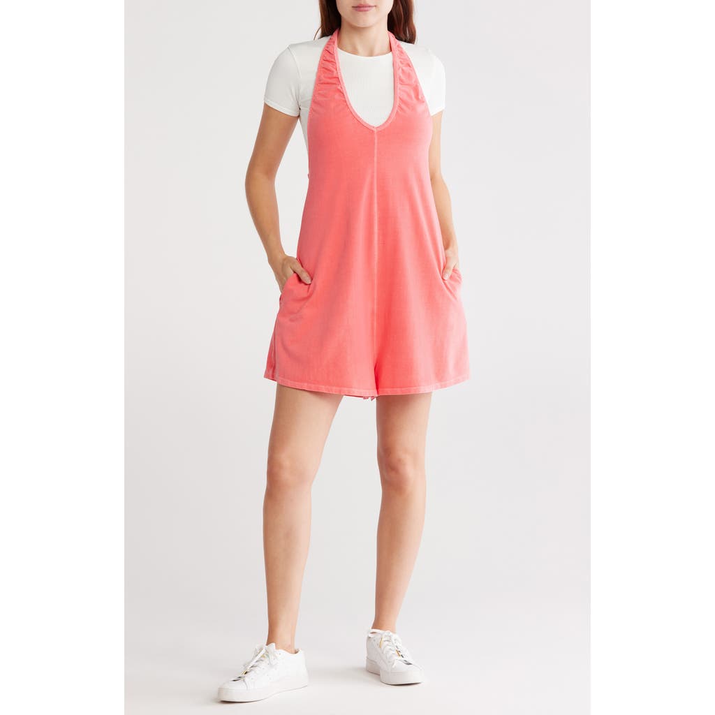 Free People Fp Movement Hot Shot Halter Romper