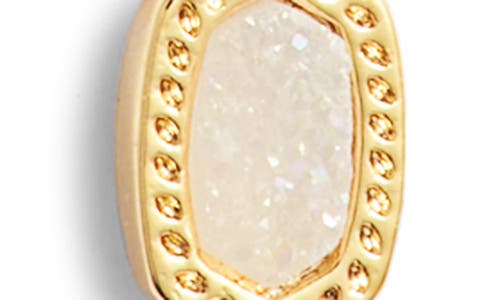 Kendra Scott Mini Elisa Gold Triple Strand Necklace In Gold Iridescent Drusy