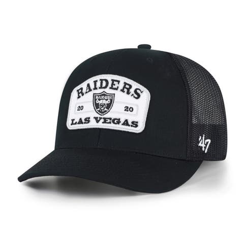 Men's '47 Black Las Vegas Raiders  Roadway Adjustable Trucker Hat