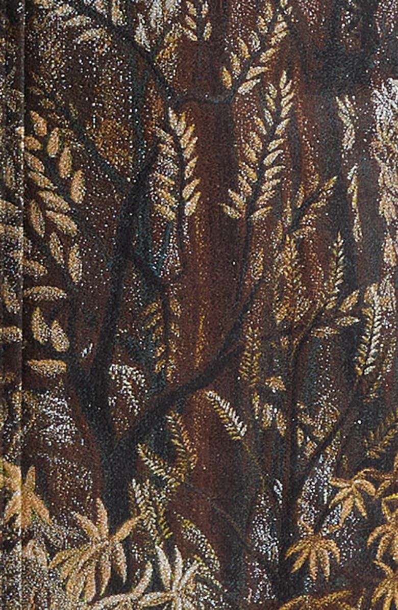 ENDLESS JOY Arcadia Cotton & Wool Jacquard Button-Up Overcoat, Alternate, color, 