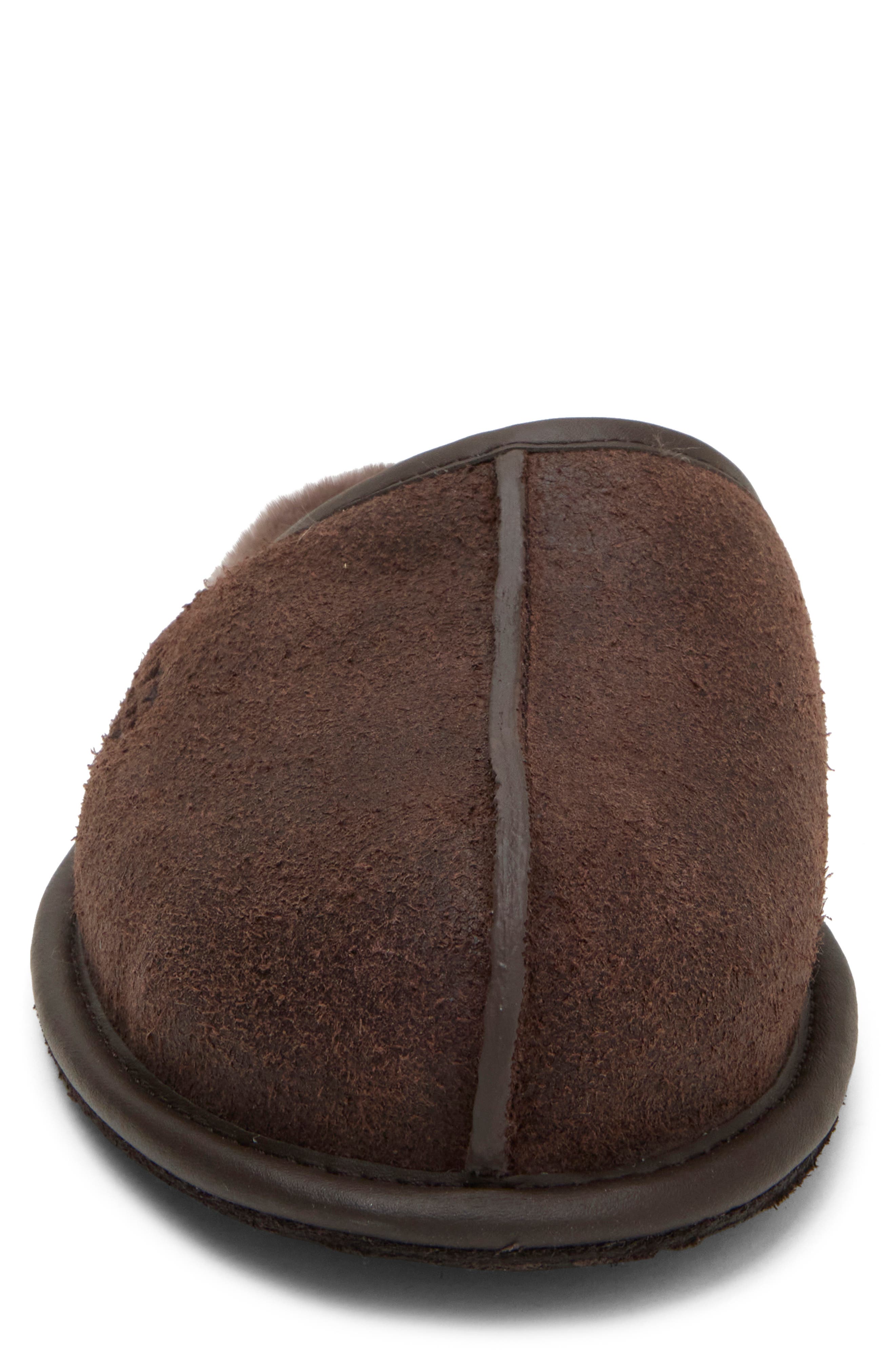 Distressed Scuff Slipper, Alternate, color, DUSTED COCOA