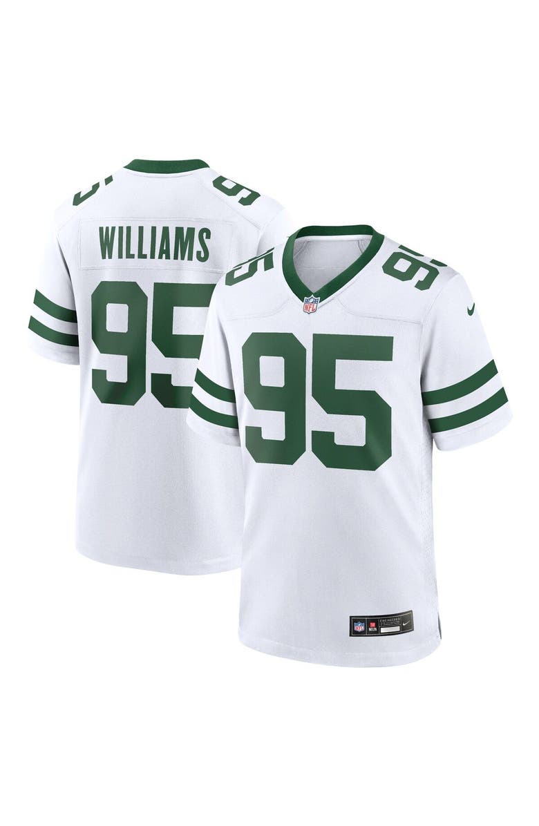 Nike Men's Nike Quinnen Williams White New York Jets Legacy Player Game Jersey, Main, color, 