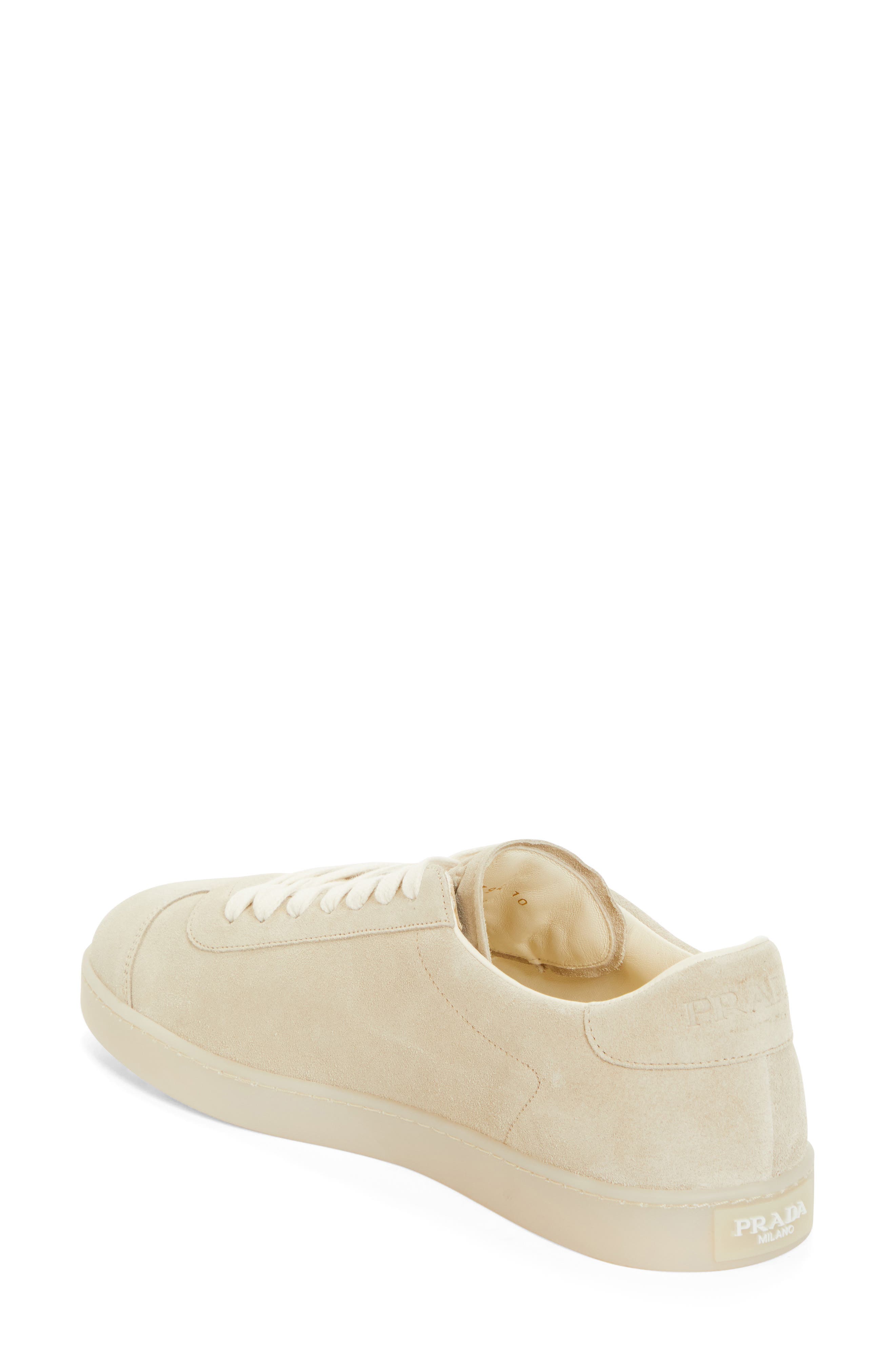 Prada Lane Triangle Logo Sneaker, Alternate, color, 