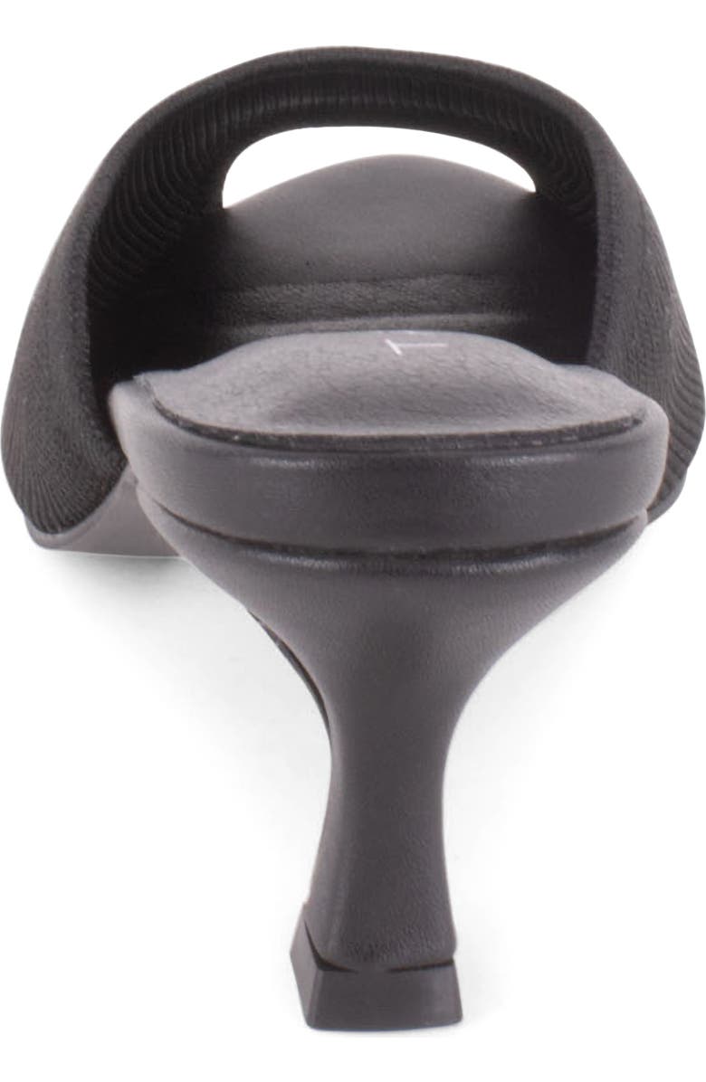Tahari Maui Peep Toe Kitten Heel Slide Sandal, Alternate, color, Black