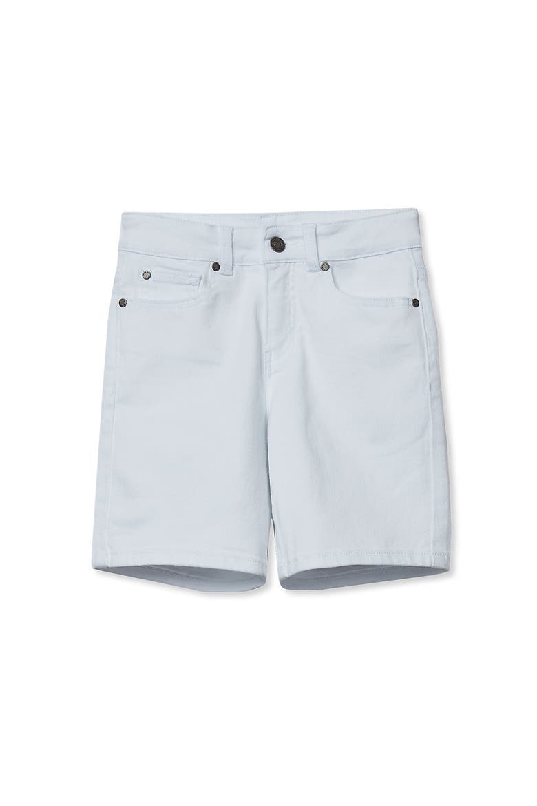 Boys Denim Shorts, Main, color, White