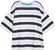 Free People FP Movement Stripe Relaxed Fit Cotton T-Shirt