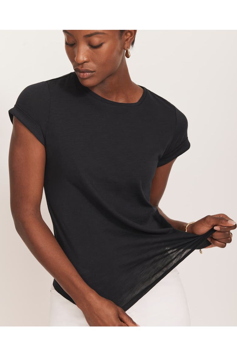 Cotton Star T-Shirt, Alternate, color, Navy
