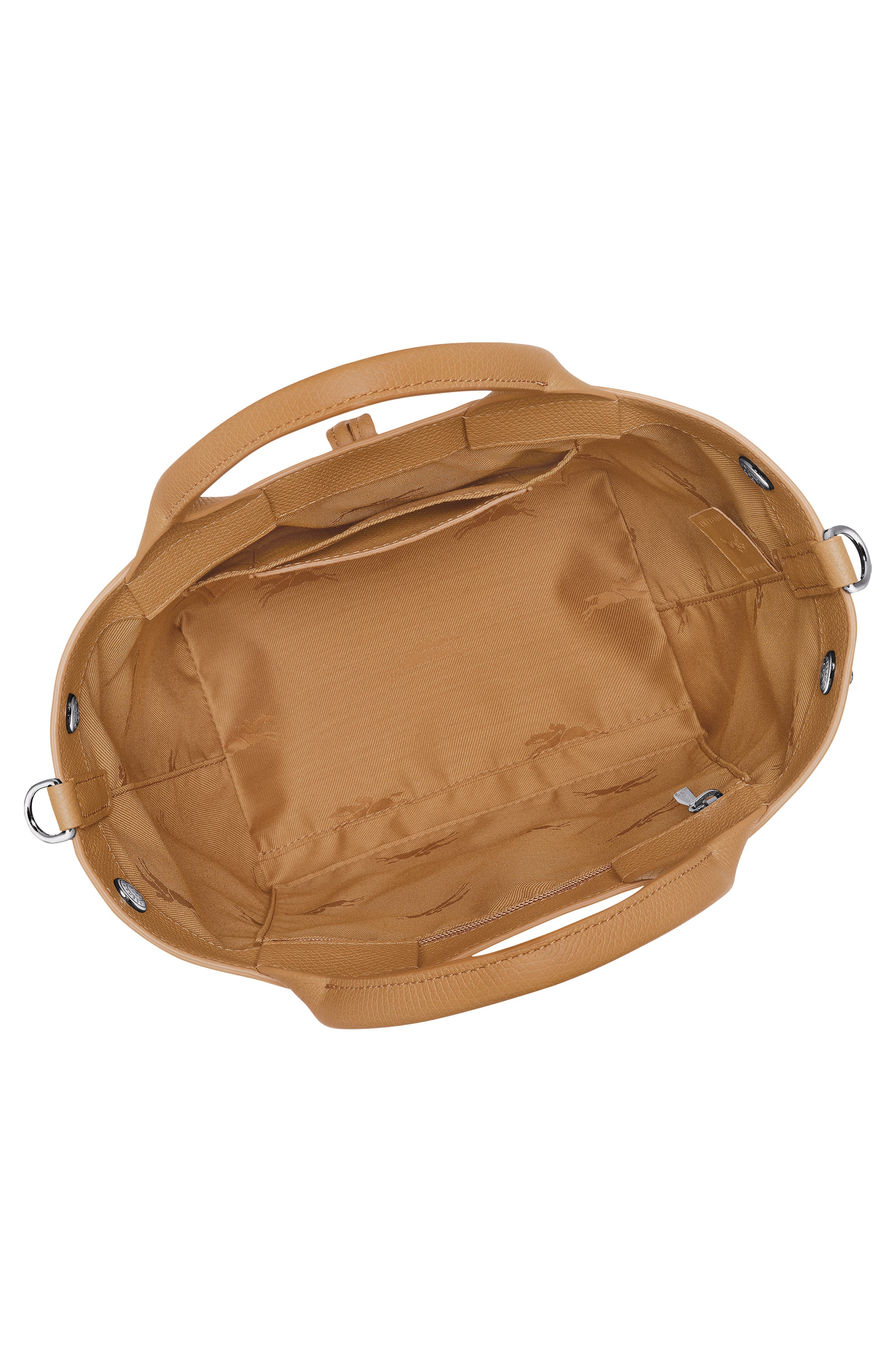 Longchamp Small Le Roseau Leather Tote, Alternate, color, 