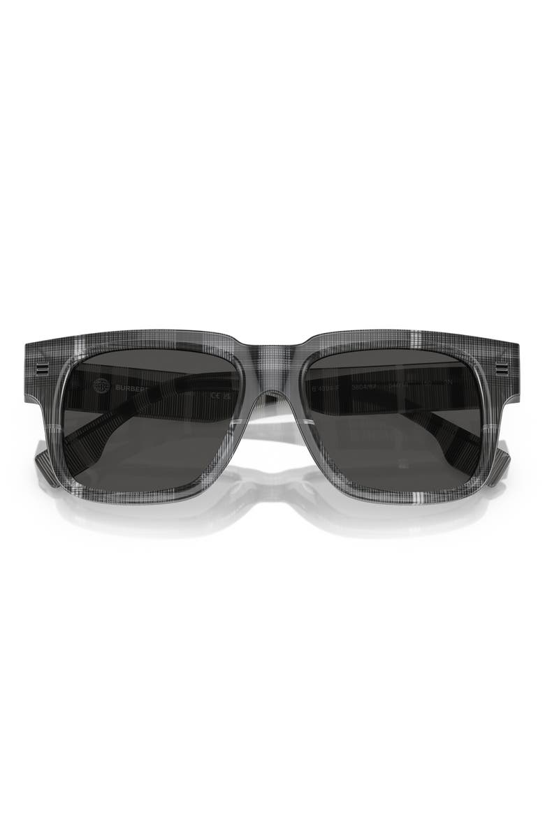 Burberry 54mm Square Sunglasses, Alternate, color, Dark Grey