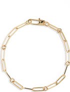 Roberto Coin Thin Paper Clip Chain Bracelet