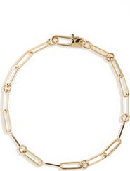 Roberto Coin Thin Paper Clip Chain Bracelet