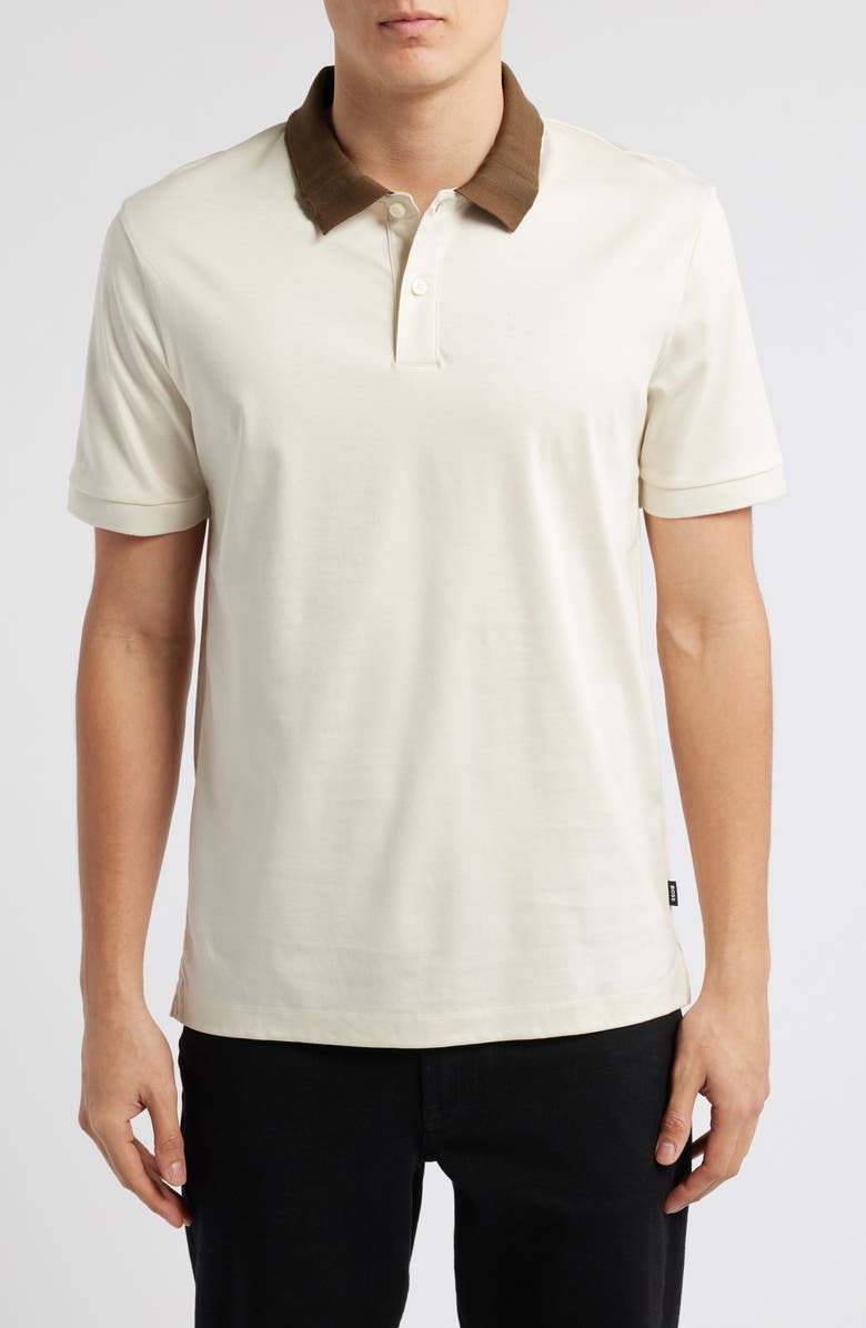 BOSS Phillipson Cotton Piqué Polo, Main, color,