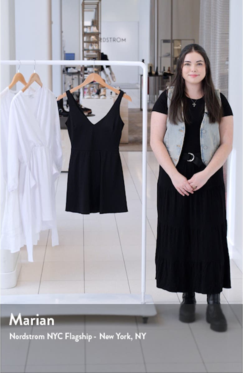 Piqué Shaping Skirted One-Piece Swimsuit, sales video thumbnail