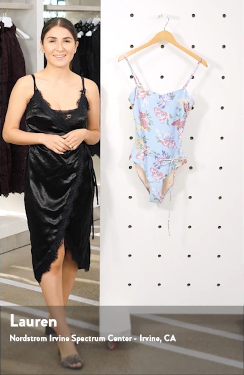 Easy Retro Tie One-Piece Swimsuit, sales video thumbnail