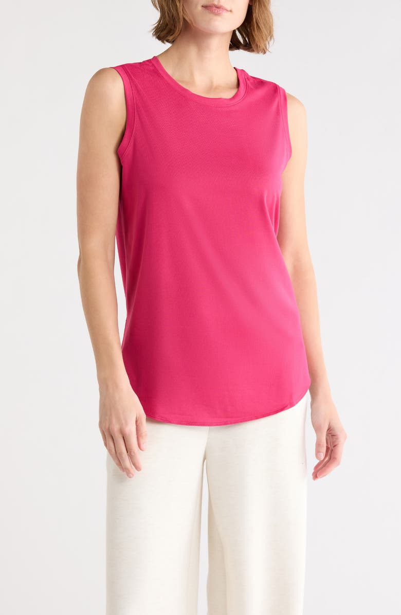 SKECHERS Godri Swift Tunic Tank, Main, color, Bright Peony