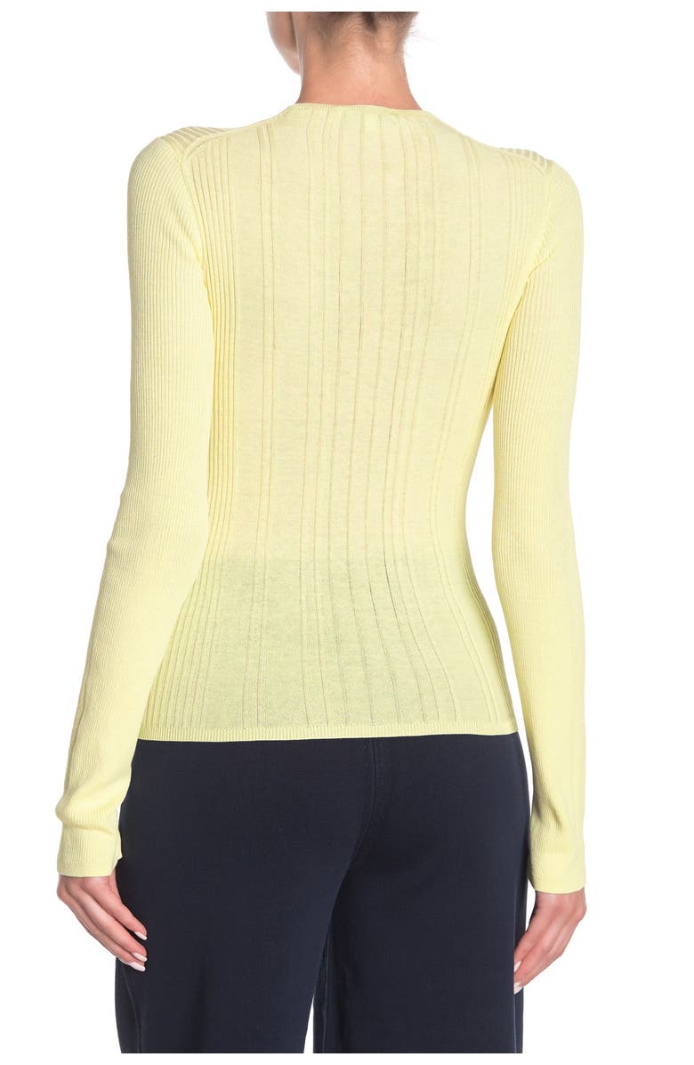 Vince Variegated Rib Knit Long Sleeve Top, Alternate, color,