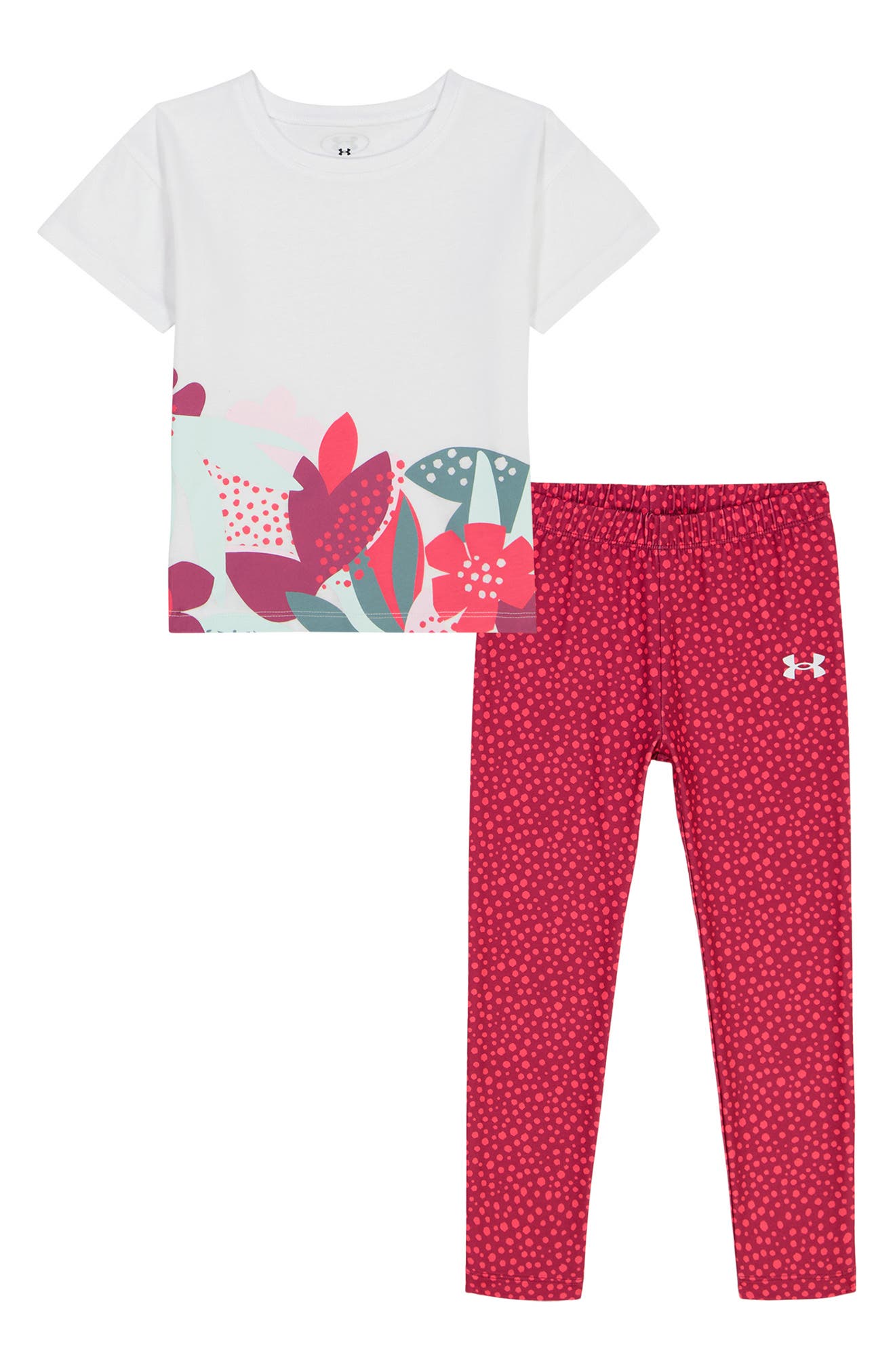 Under Armour Kids' Flower T-Shirt & Leggings Set