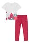 Kids' Flower T-Shirt & Leggings Set