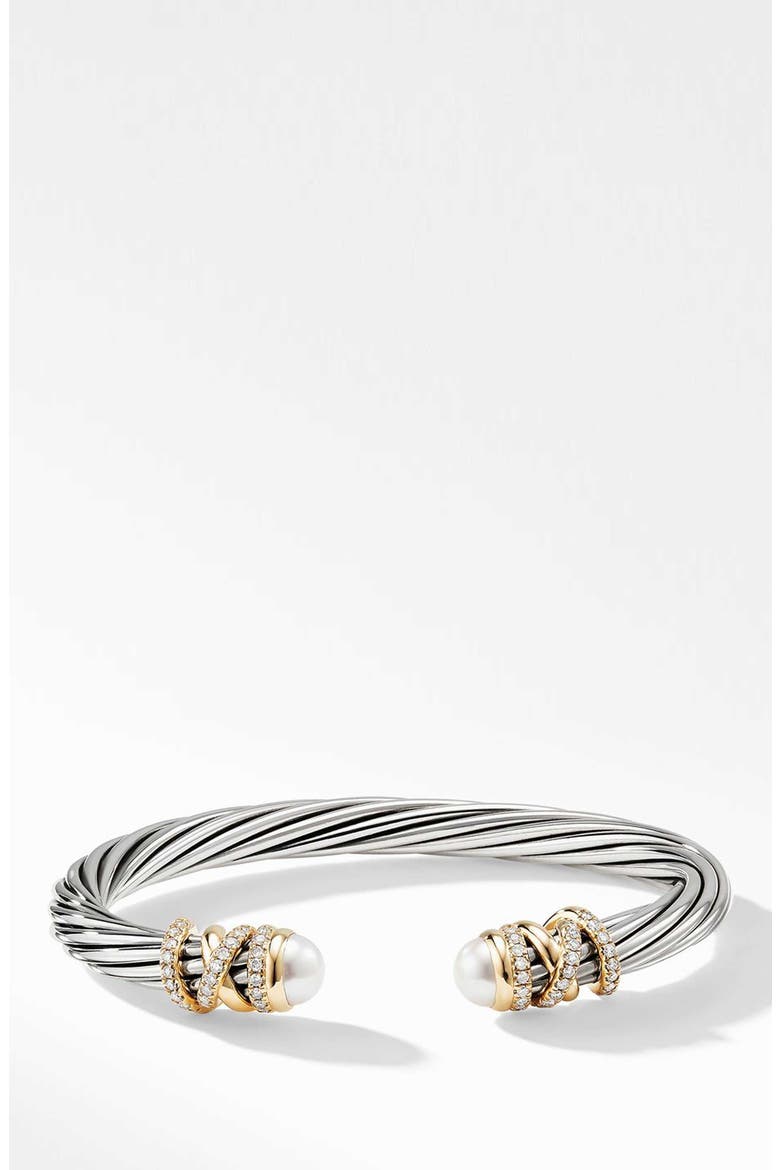 Helena Bracelet with Diamonds, Main, color, GOLD/ SILVER/ PEARL