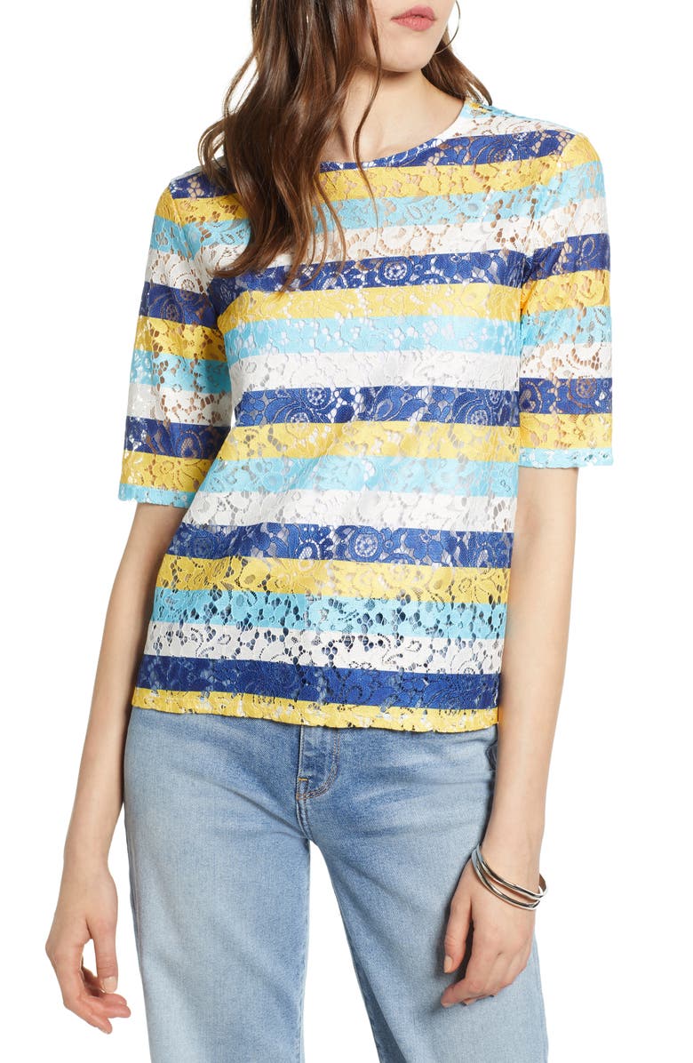 Halogen<sup>®</sup> Easy Lace Top, Main, color, 