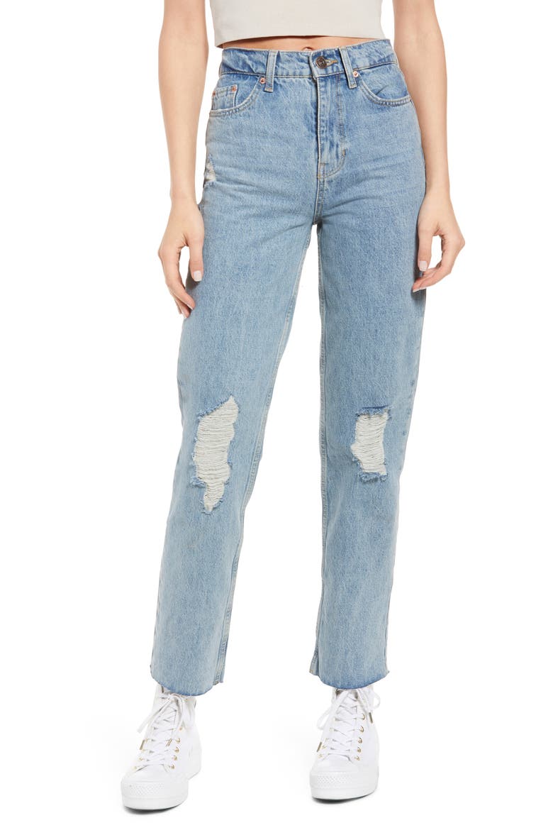 Pax Ripped High Waist Jeans, Main, color, SUMMER VINTAGE