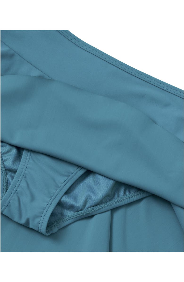 Lands
 End Girls SwimMini Swim Skirt, Alternate, color, Tile Blue