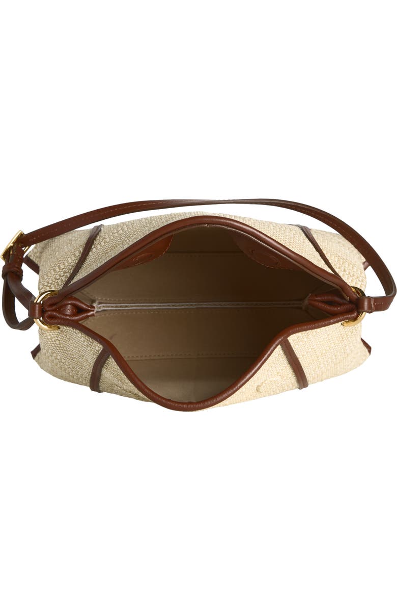 Wandler Penelope Slouch Raffia Shoulder Bag, Alternate, color, Beige Raffia