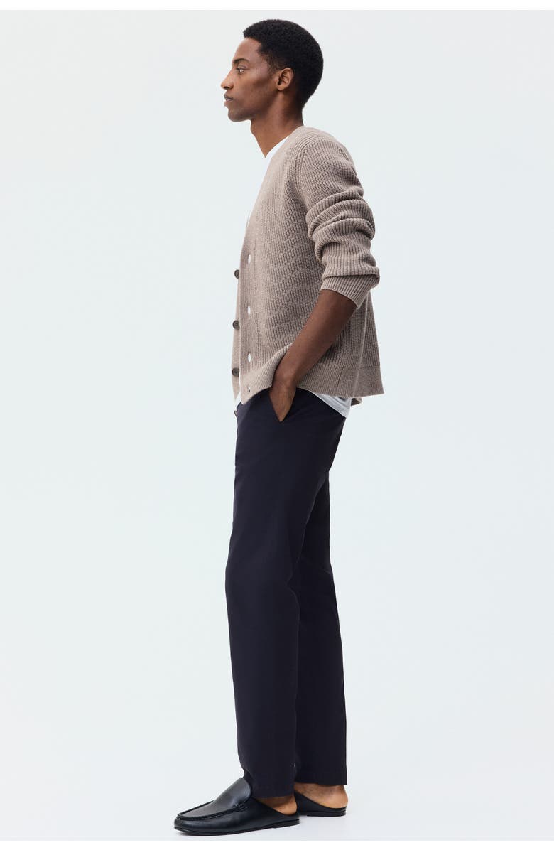 H&M Slim-fit cotton chinos, Alternate, color, Dark Blue