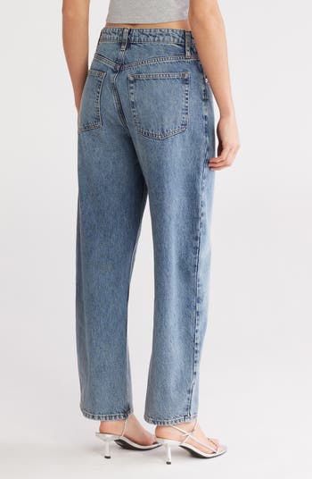 Long Barrel Leg Jeans