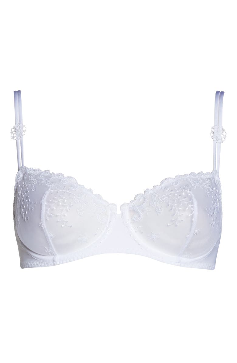 Simone Perele 'Delice' Underwire Demi Bra, Alternate, color, White