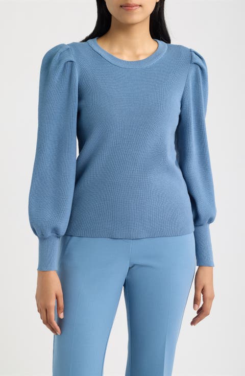 Puff Shoulder Sweater