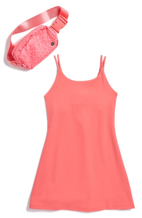 Kids' Brushed Terry Walkabout Dress & Belt Bag Set (Big Kid)